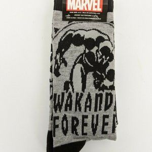 Marvels "Wakanda Forever" Black Panther Socks